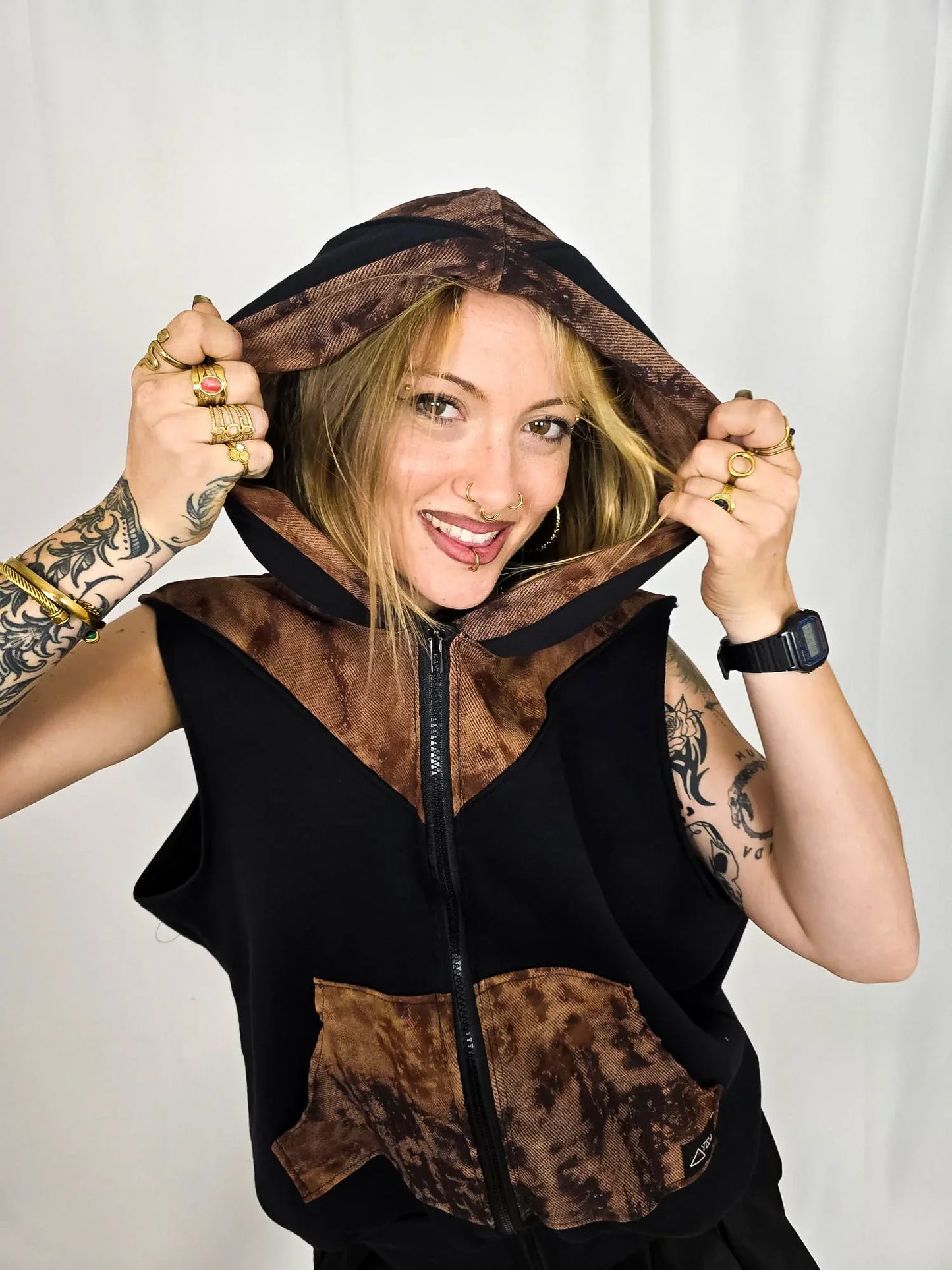 Chaleco Brownsugar Artesanal - Algodón Felpa Hecho a Mano España | Aysa Atelier - Aysa Atelier