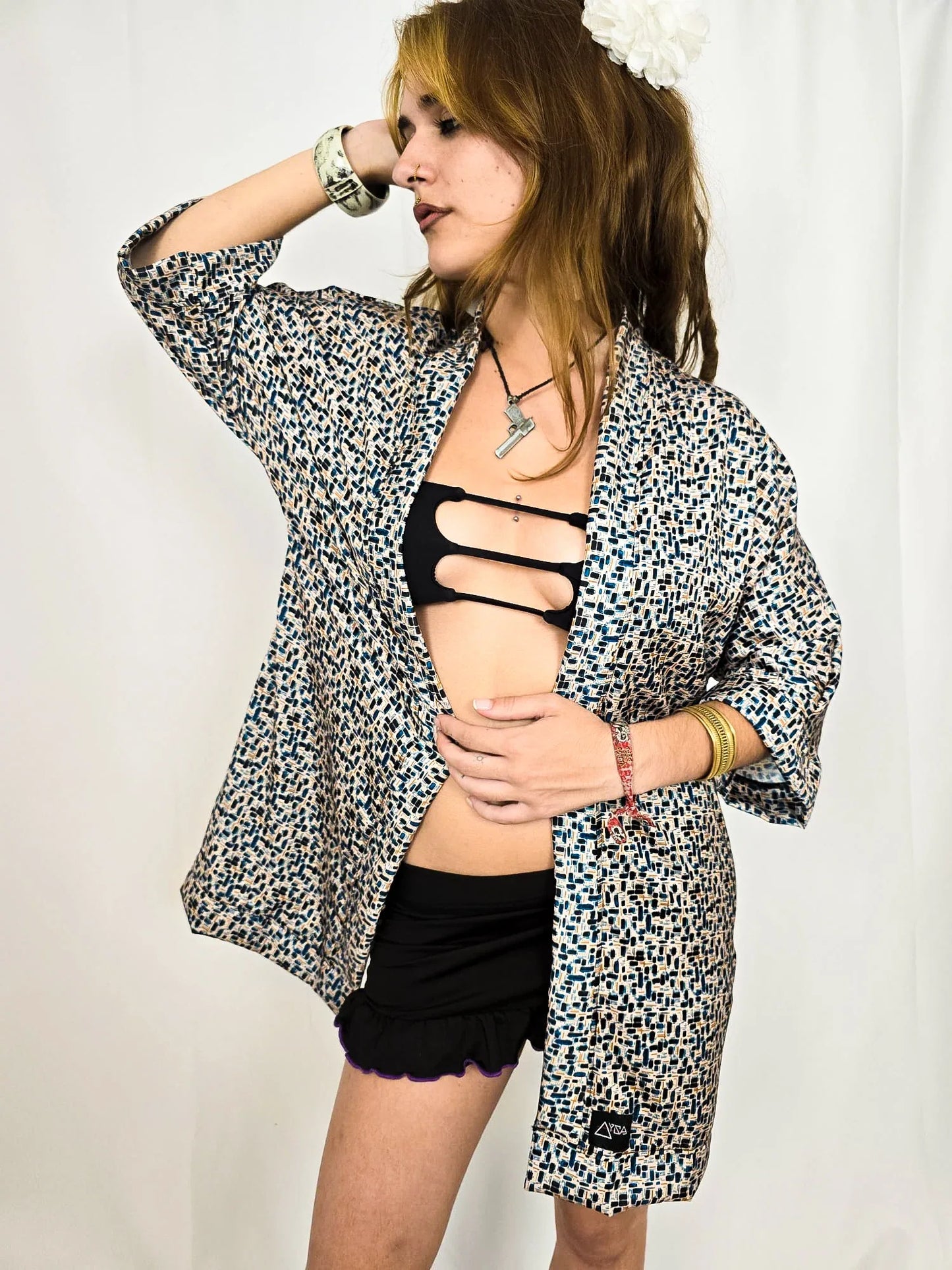 Kimono Eless Artesanal - Viscosa Bambú Inspiración Andalusí Hecho a Mano | Aysa Atelier - Aysa Atelier