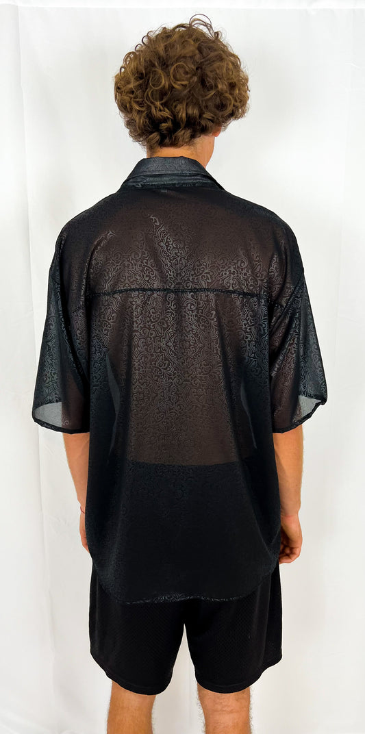 Camisa Artesanal Kinki - Gasa Transparente Elegante | Aysa Atelier - Aysa Atelier