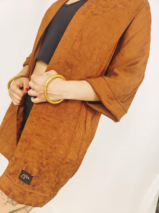 Kimono Li Artesanal - Elegancia China Mediterránea Hecho a Mano - Aysa Atelier