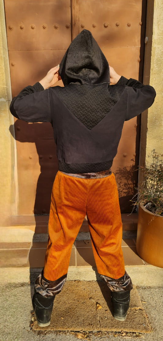 Pantalón Artesanal Ling - Pana Terciopelo Gavarres - Aysa Atelier