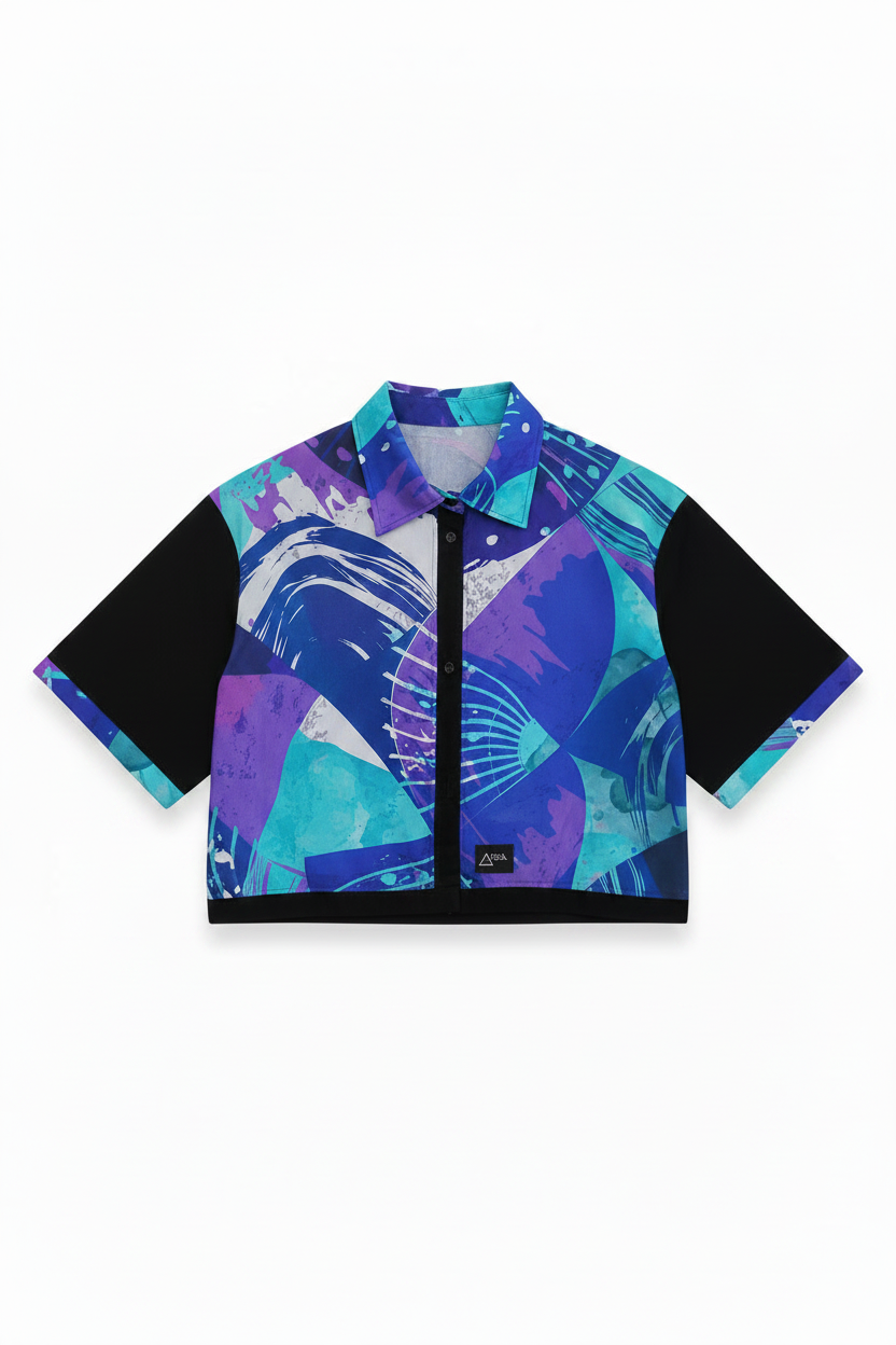 Camisa 80's Blue - Producto solo