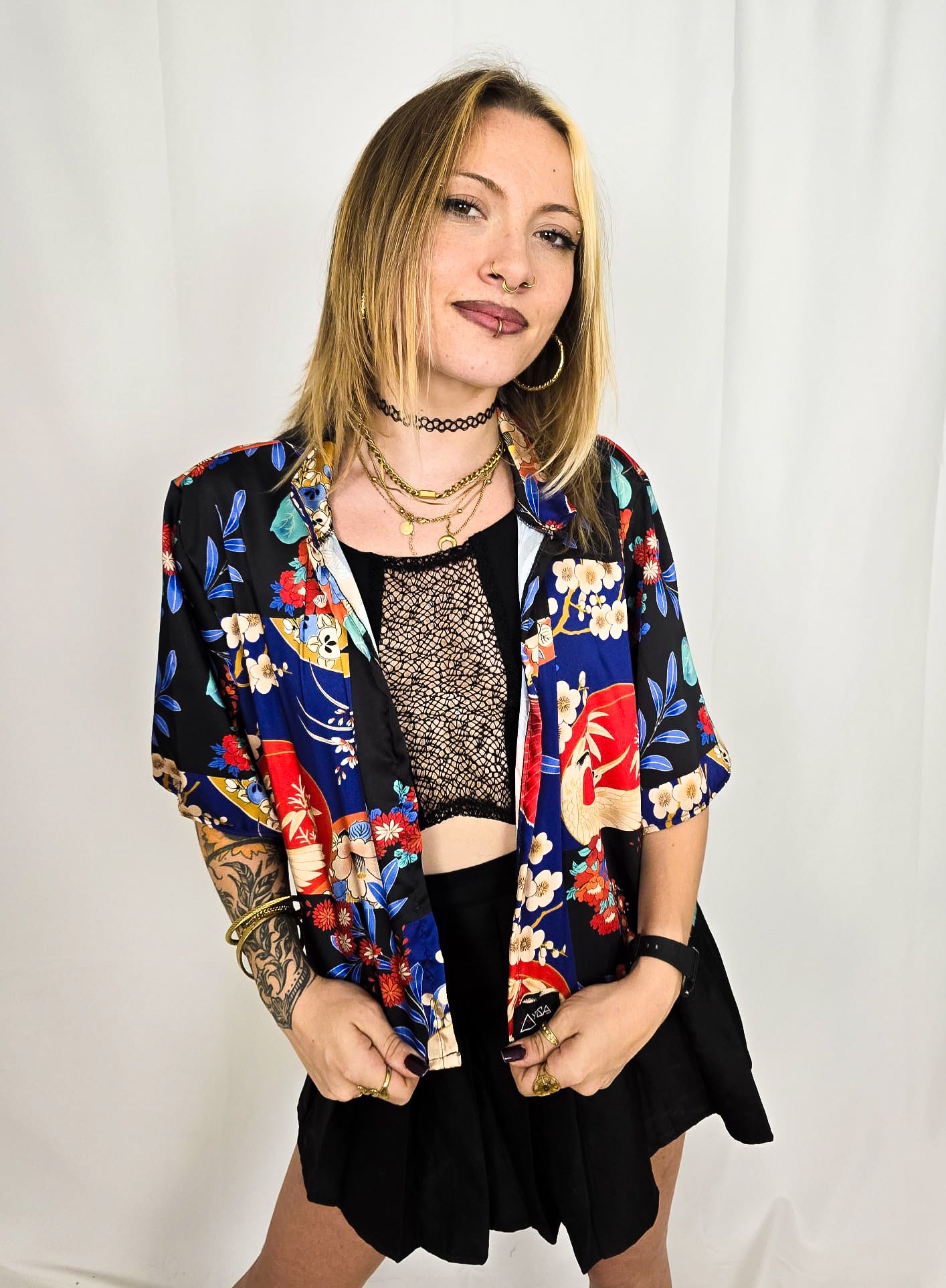 Camisa Sakura - Estilo Japonés - Aysa Atelier