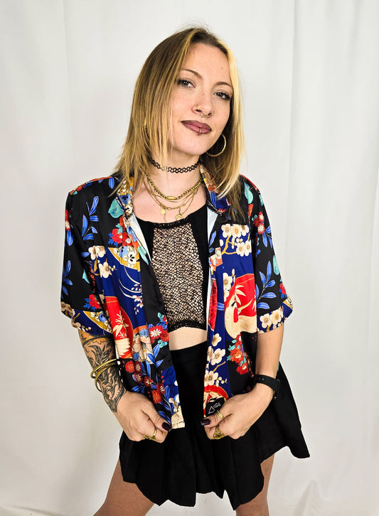 Camisa Sakura - Estilo Japonés - Aysa Atelier