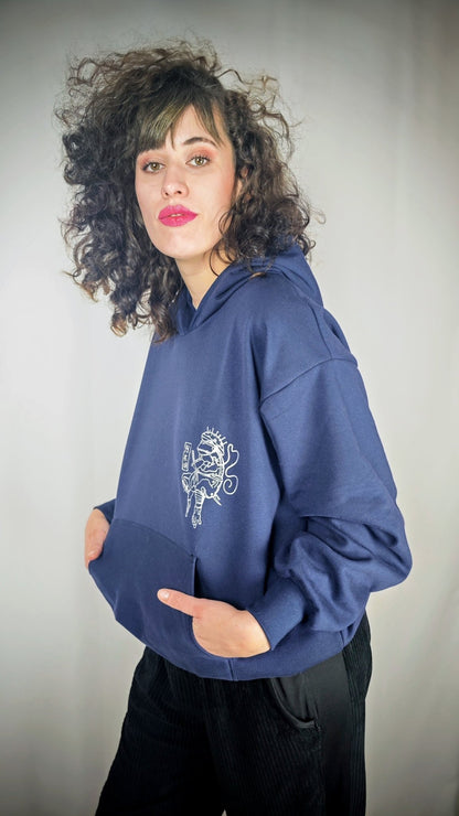 Sudadera Deep blue soul - Aysa Atelier