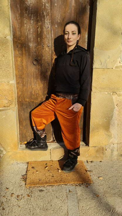 Pantalón Artesanal Ling - Pana Terciopelo Gavarres - Aysa Atelier