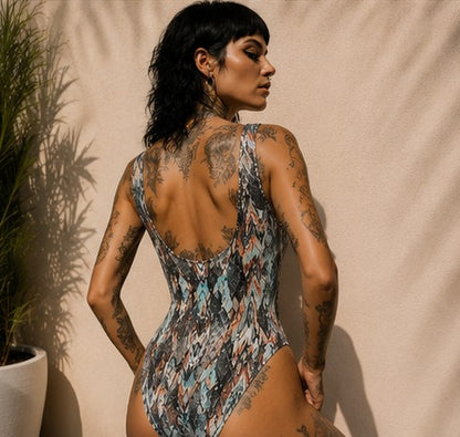 Body-Bañador Koral Blue | Aysa Atelier