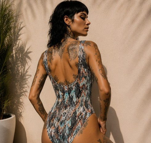 Body-Bañador Koral Blue | Aysa Atelier