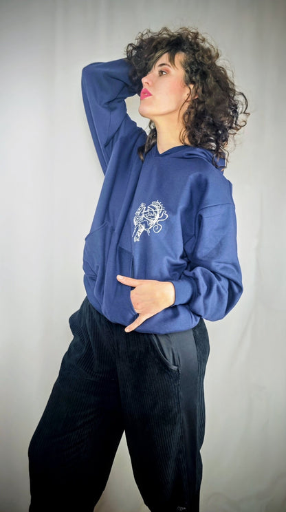 Sudadera Deep blue soul - Aysa Atelier