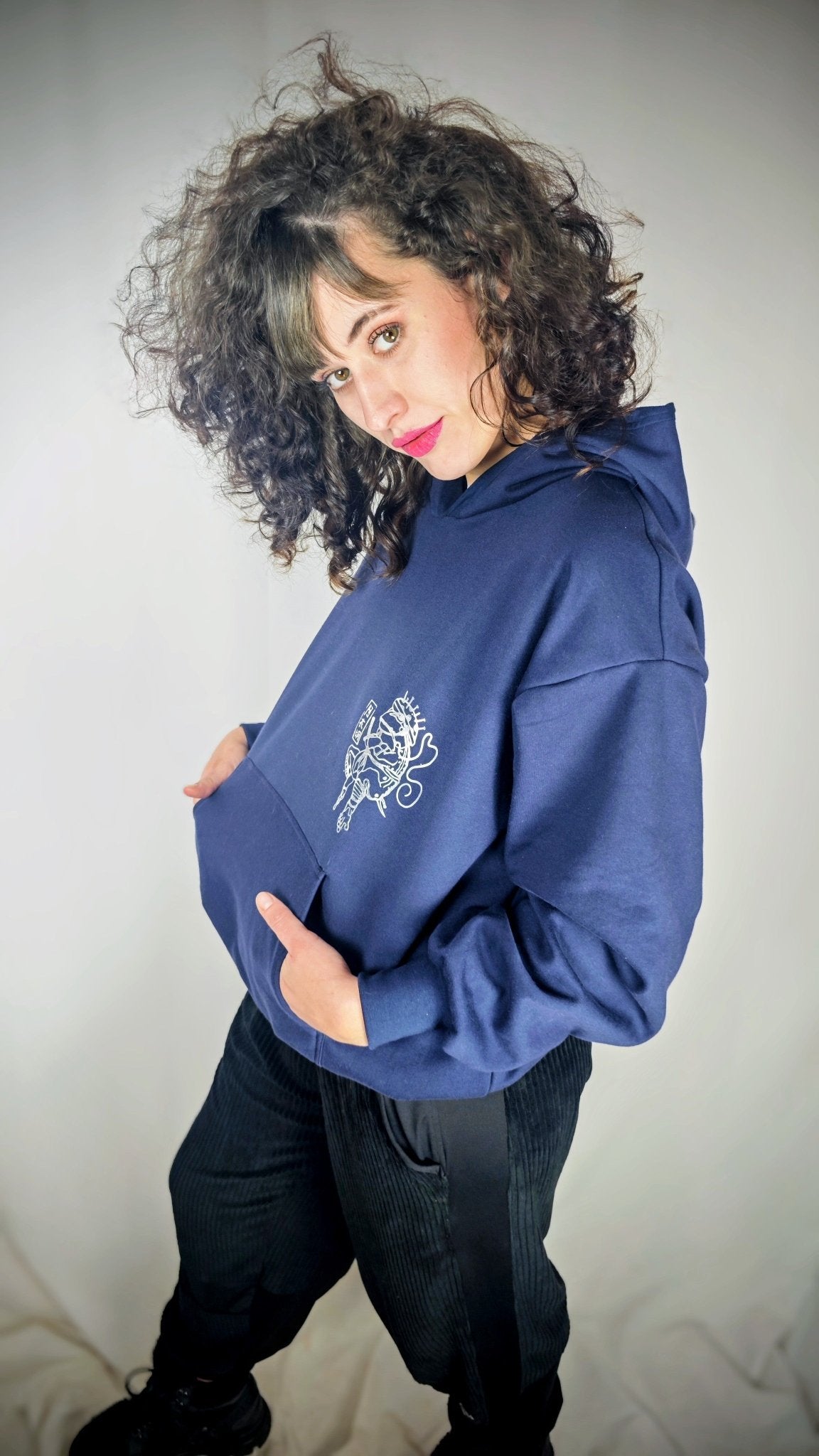 Sudadera Deep blue soul - Aysa Atelier