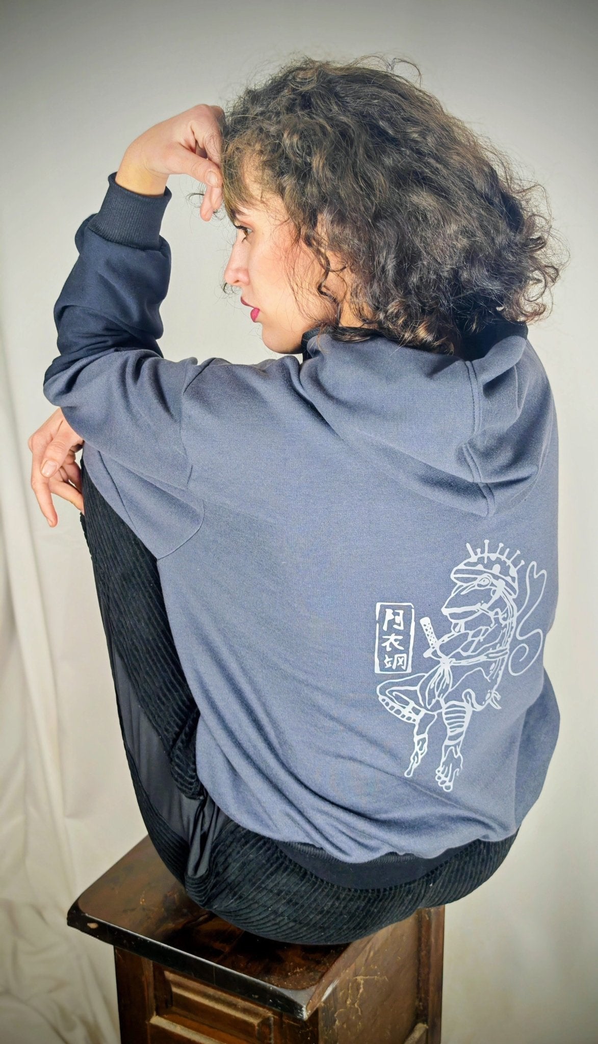 Sudadera steel mist - Aysa Atelier