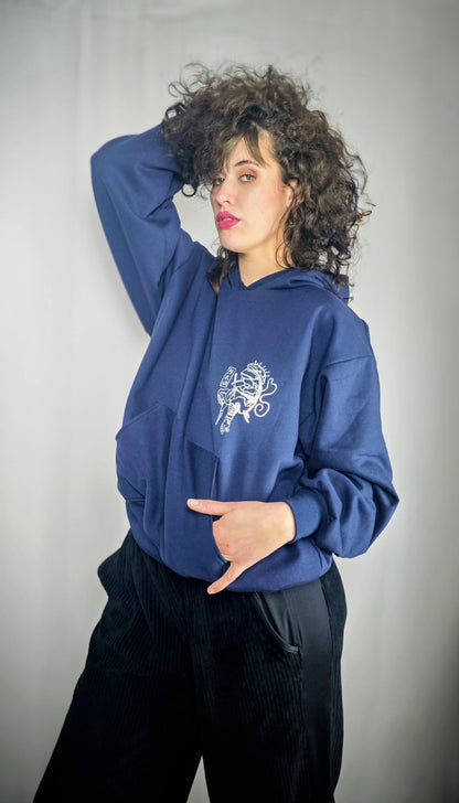 Sudadera Deep blue soul - Aysa Atelier